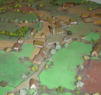 Ally en 1822 (maqueta según el plano cadastral)