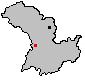 Localización del caserío (negro)