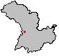 Localización del caserío (negro)
