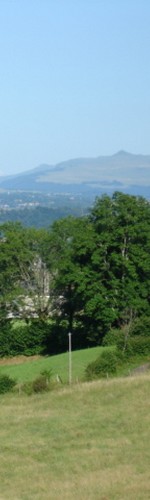 Monts du Cantal depuis Escorailles