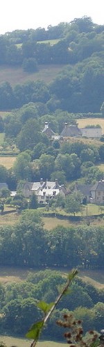 Vue partielle de Drignac (pris de Drugeac)