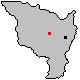 Localización del caserío (negro)