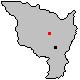 Localización del caserío (negro)