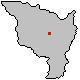 Localisation du bourg sur la commune