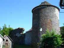 Una torre del antiguo castillo