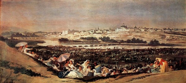 Madrid en 1788, par Francisco GOYA (Museo del Prado, Madrid)