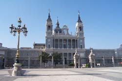 Palacio real en Madrid