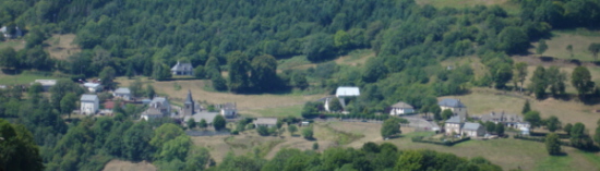 Le bourg de Ste Eulalie