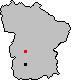 Localización del caserío (negro)
