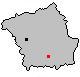Localización del caserío (negro)