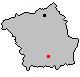 Localisation du hameau (en noir)