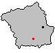 Localisation du hameau (en noir)