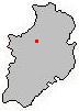 Localisatio du bourg sur la commune
