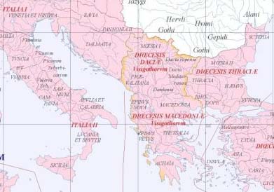 L'occupation wisigothique dans les Balkans